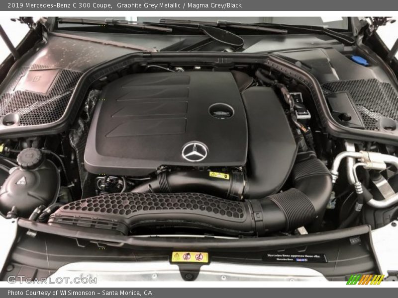 Graphite Grey Metallic / Magma Grey/Black 2019 Mercedes-Benz C 300 Coupe