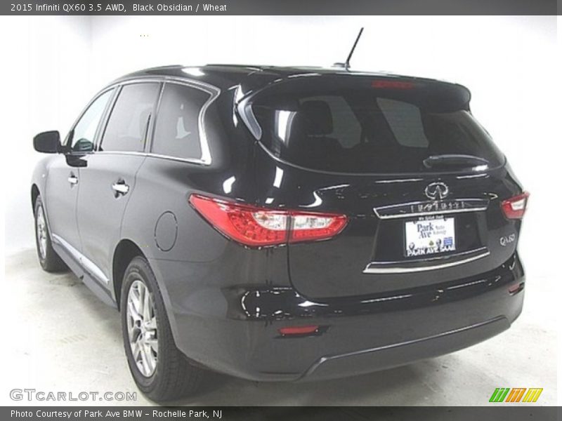 Black Obsidian / Wheat 2015 Infiniti QX60 3.5 AWD