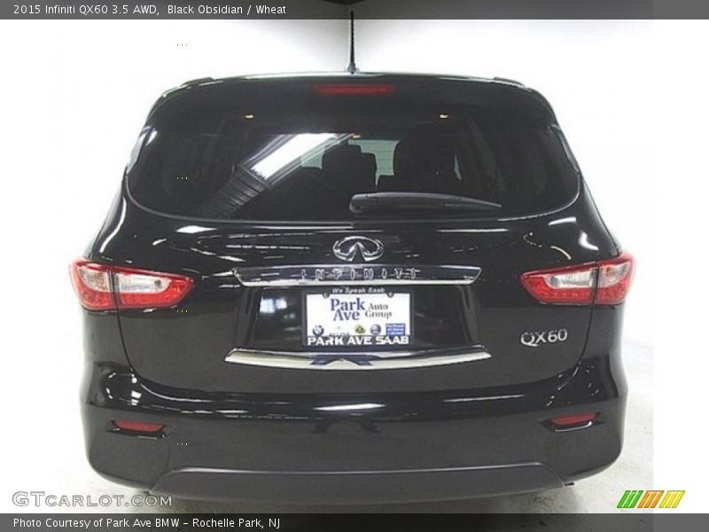 Black Obsidian / Wheat 2015 Infiniti QX60 3.5 AWD