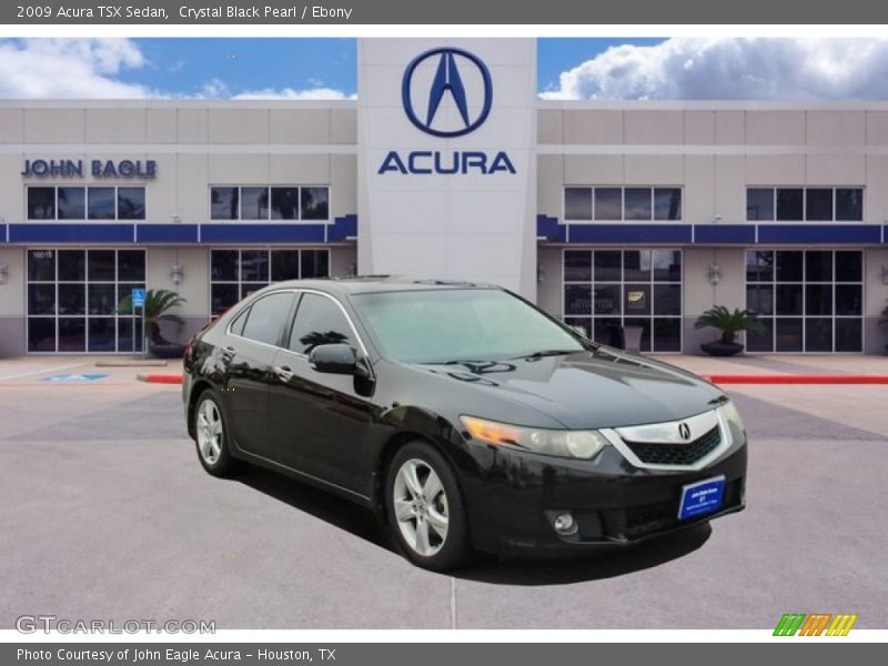 Crystal Black Pearl / Ebony 2009 Acura TSX Sedan