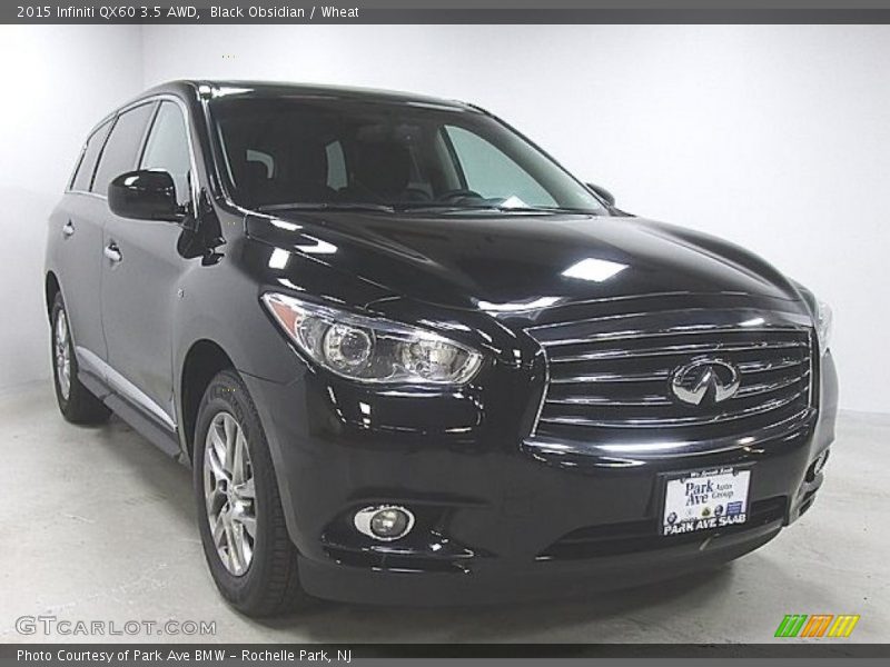 Black Obsidian / Wheat 2015 Infiniti QX60 3.5 AWD