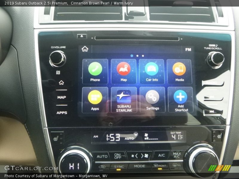 Cinnamon Brown Pearl / Warm Ivory 2019 Subaru Outback 2.5i Premium