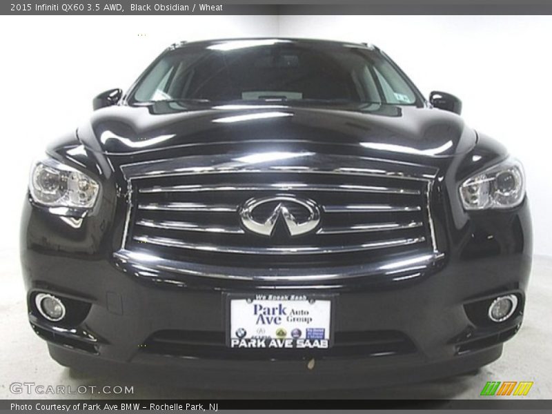 Black Obsidian / Wheat 2015 Infiniti QX60 3.5 AWD
