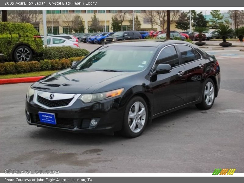 Crystal Black Pearl / Ebony 2009 Acura TSX Sedan