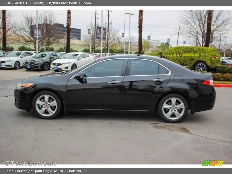 Crystal Black Pearl / Ebony 2009 Acura TSX Sedan