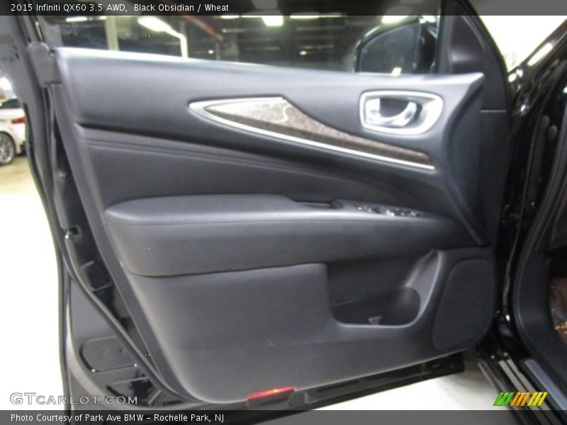 Black Obsidian / Wheat 2015 Infiniti QX60 3.5 AWD