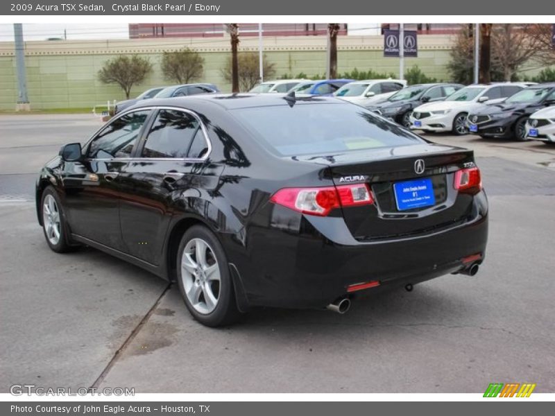Crystal Black Pearl / Ebony 2009 Acura TSX Sedan