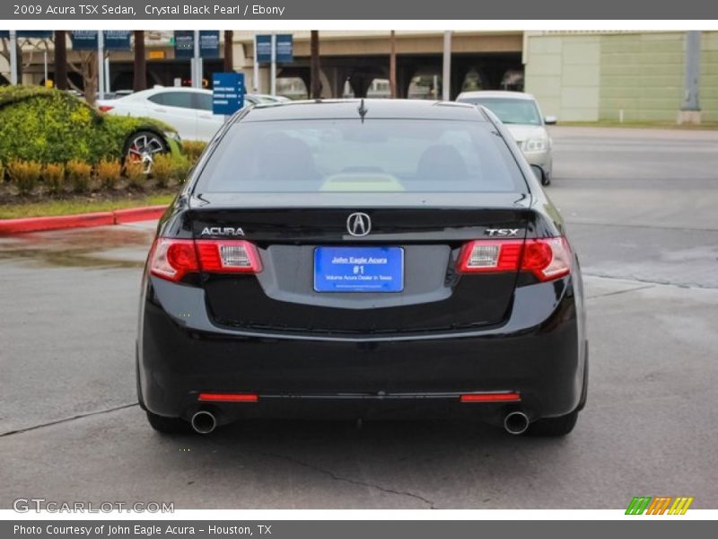Crystal Black Pearl / Ebony 2009 Acura TSX Sedan