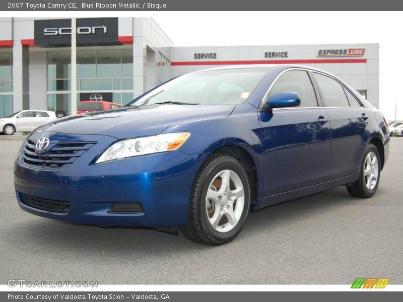 Blue Ribbon Metallic / Bisque 2007 Toyota Camry CE