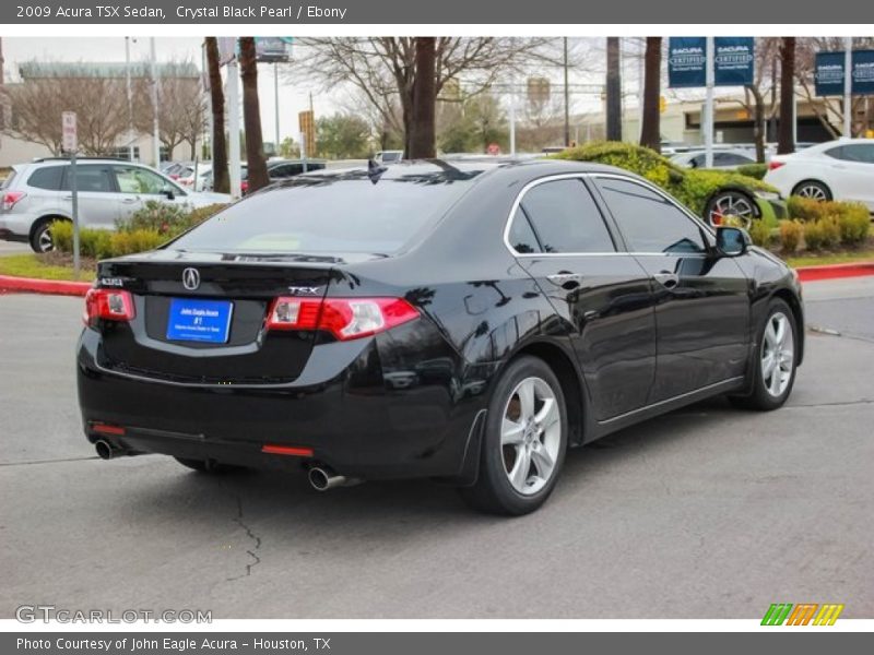 Crystal Black Pearl / Ebony 2009 Acura TSX Sedan