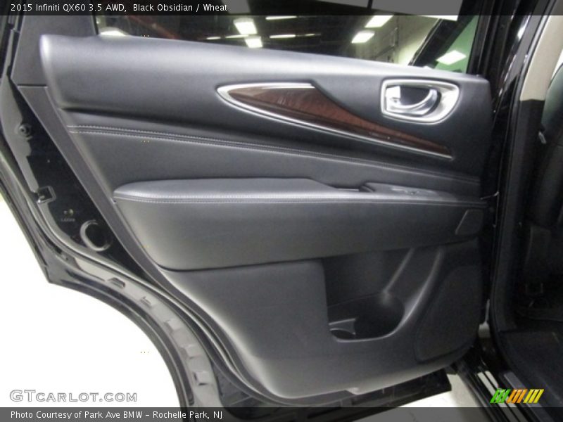 Black Obsidian / Wheat 2015 Infiniti QX60 3.5 AWD