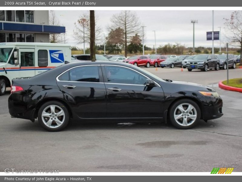 Crystal Black Pearl / Ebony 2009 Acura TSX Sedan
