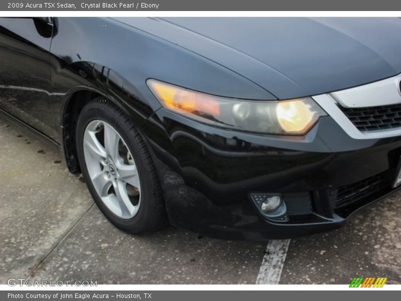 Crystal Black Pearl / Ebony 2009 Acura TSX Sedan