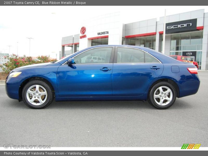 Blue Ribbon Metallic / Bisque 2007 Toyota Camry CE