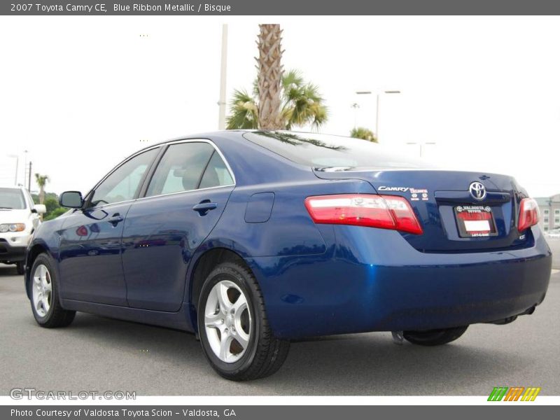 Blue Ribbon Metallic / Bisque 2007 Toyota Camry CE
