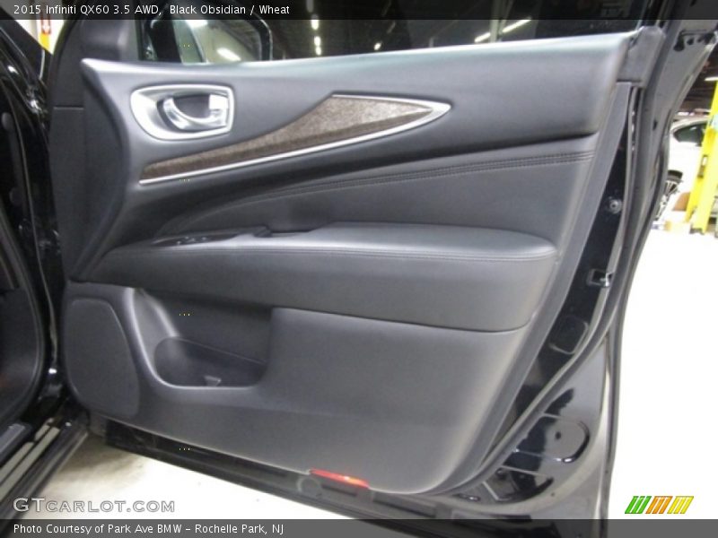 Black Obsidian / Wheat 2015 Infiniti QX60 3.5 AWD