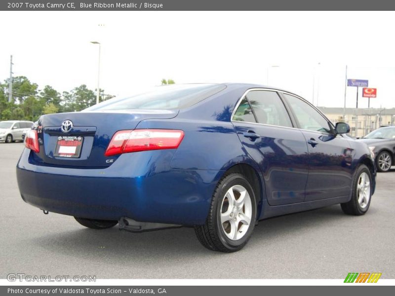 Blue Ribbon Metallic / Bisque 2007 Toyota Camry CE
