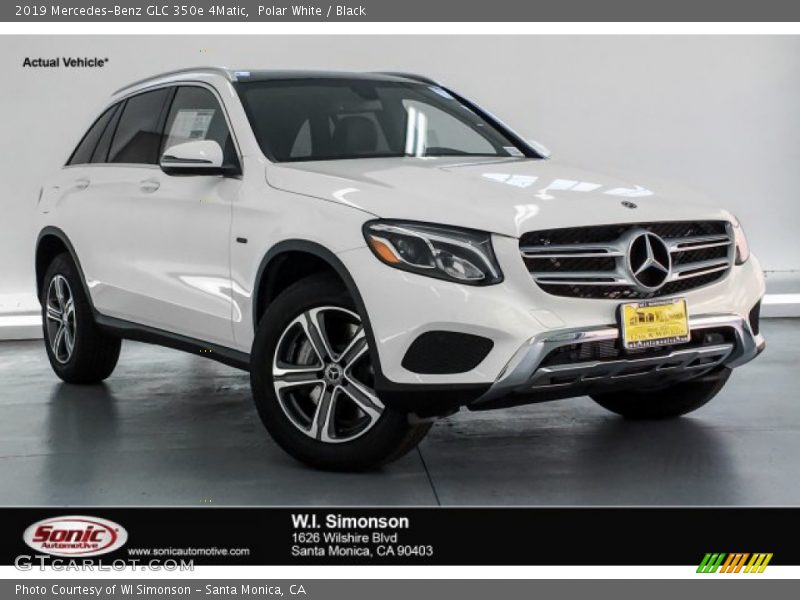 Polar White / Black 2019 Mercedes-Benz GLC 350e 4Matic