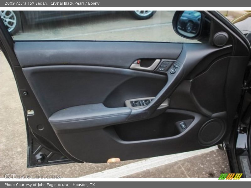 Crystal Black Pearl / Ebony 2009 Acura TSX Sedan