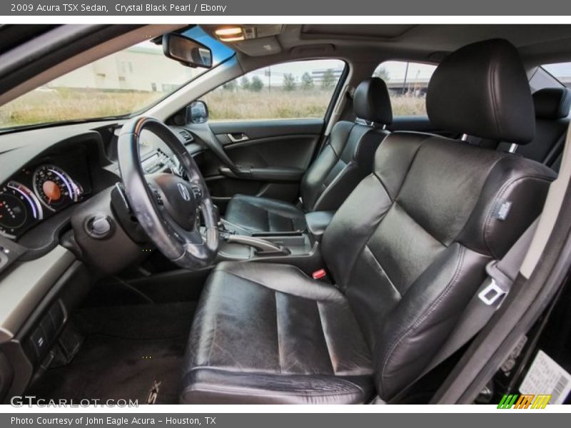 Crystal Black Pearl / Ebony 2009 Acura TSX Sedan