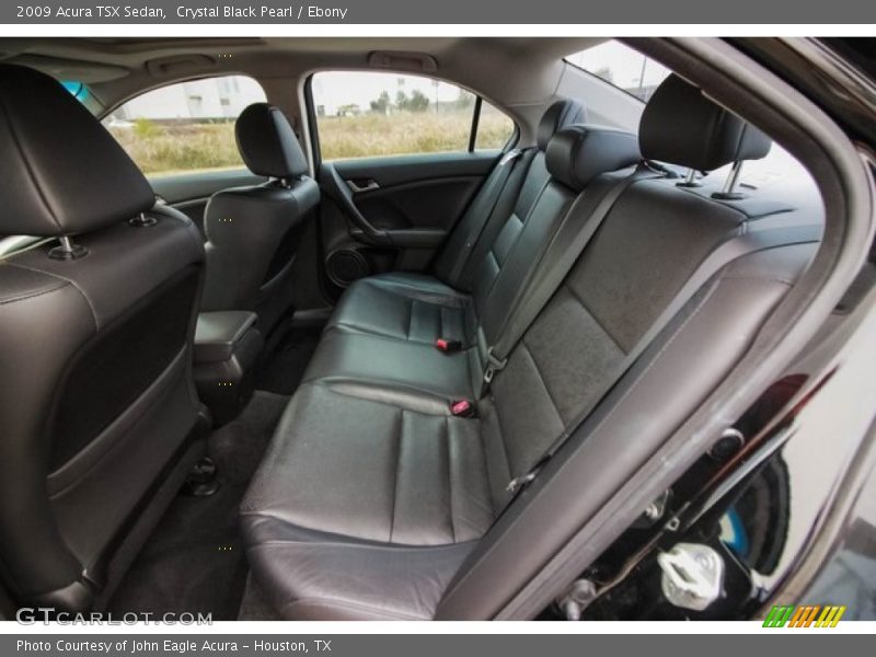 Crystal Black Pearl / Ebony 2009 Acura TSX Sedan
