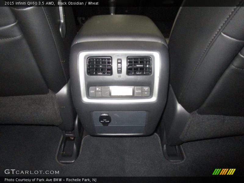 Black Obsidian / Wheat 2015 Infiniti QX60 3.5 AWD