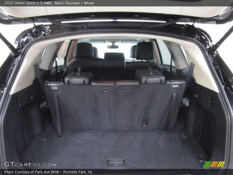 Black Obsidian / Wheat 2015 Infiniti QX60 3.5 AWD