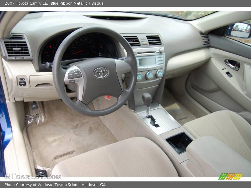 Blue Ribbon Metallic / Bisque 2007 Toyota Camry CE
