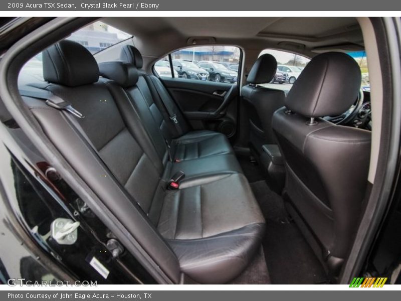 Crystal Black Pearl / Ebony 2009 Acura TSX Sedan