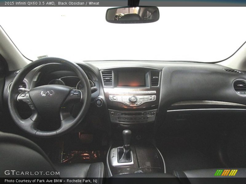 Black Obsidian / Wheat 2015 Infiniti QX60 3.5 AWD