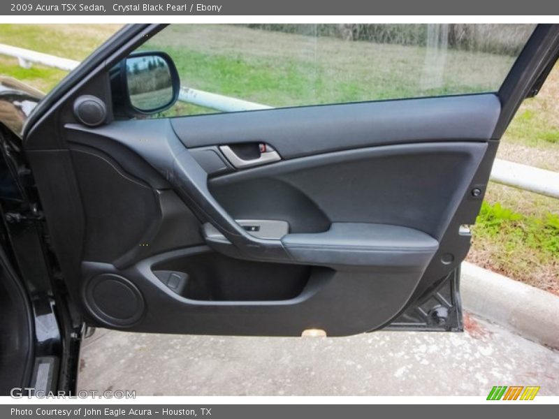 Crystal Black Pearl / Ebony 2009 Acura TSX Sedan