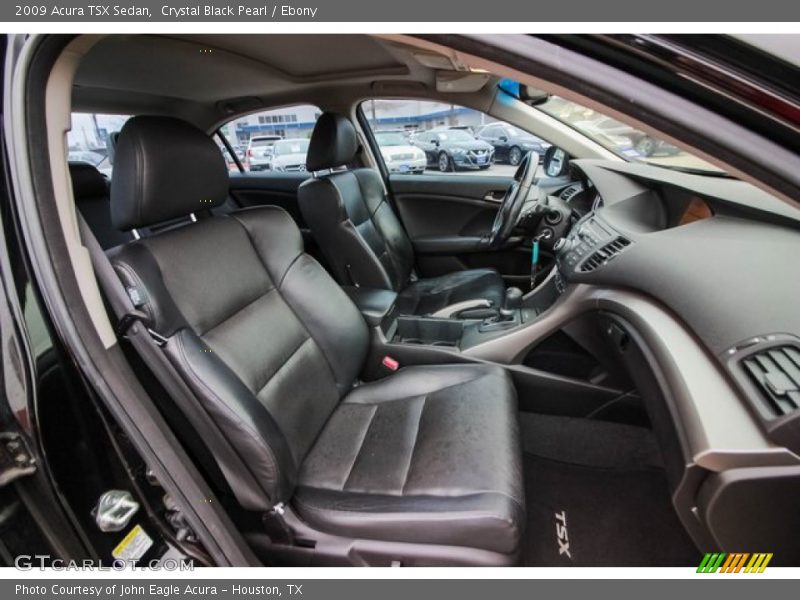Crystal Black Pearl / Ebony 2009 Acura TSX Sedan
