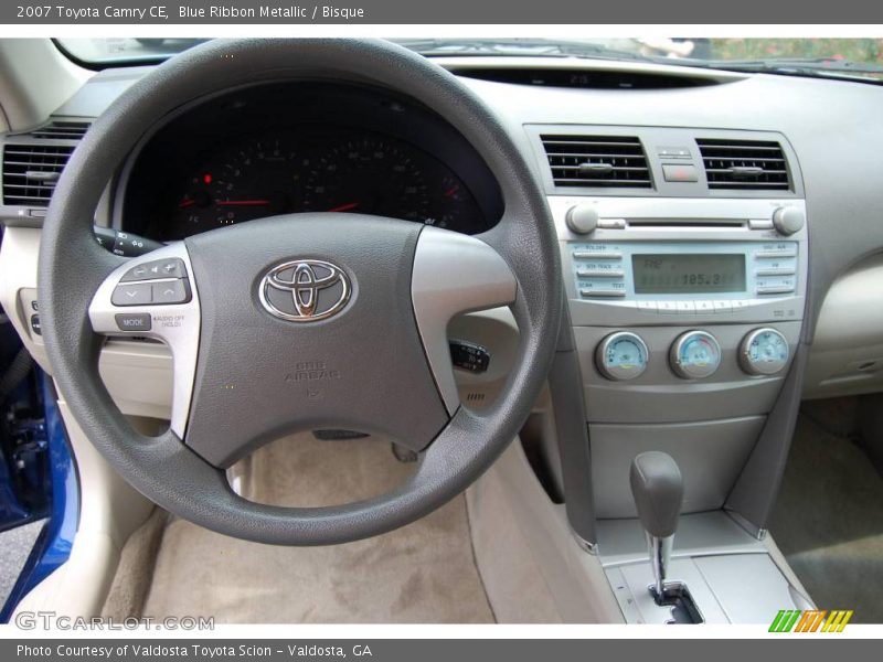 Blue Ribbon Metallic / Bisque 2007 Toyota Camry CE