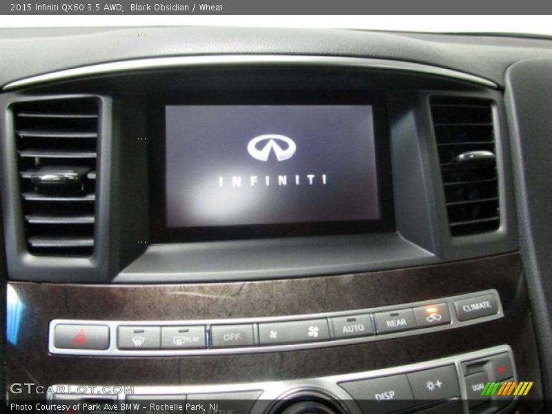 Black Obsidian / Wheat 2015 Infiniti QX60 3.5 AWD