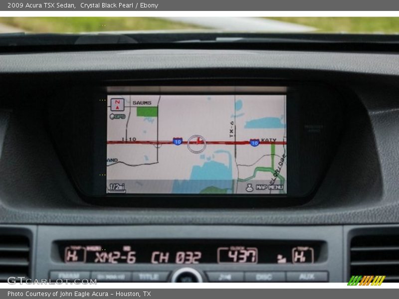 Crystal Black Pearl / Ebony 2009 Acura TSX Sedan