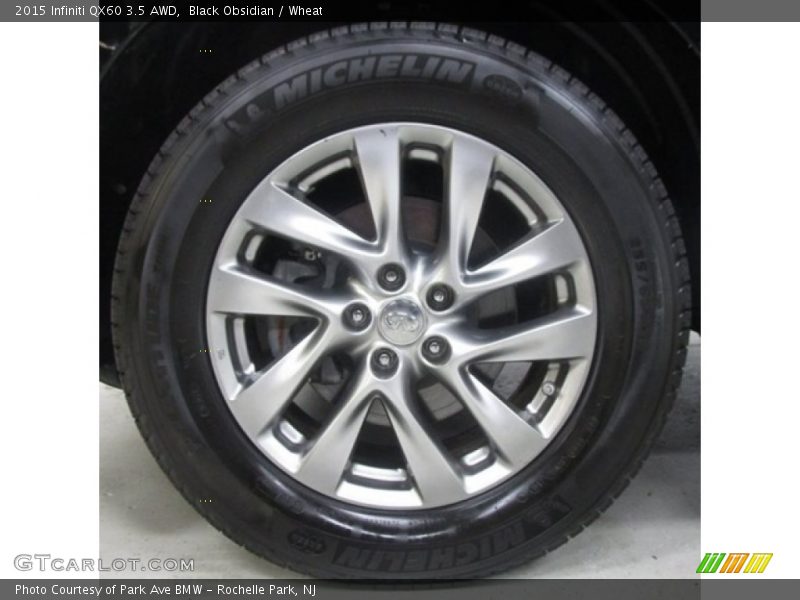 Black Obsidian / Wheat 2015 Infiniti QX60 3.5 AWD