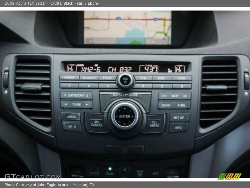 Crystal Black Pearl / Ebony 2009 Acura TSX Sedan