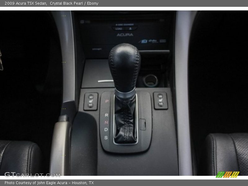 Crystal Black Pearl / Ebony 2009 Acura TSX Sedan