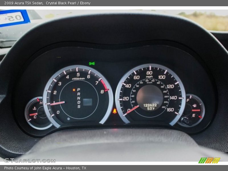 Crystal Black Pearl / Ebony 2009 Acura TSX Sedan
