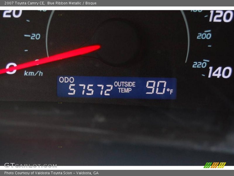 Blue Ribbon Metallic / Bisque 2007 Toyota Camry CE
