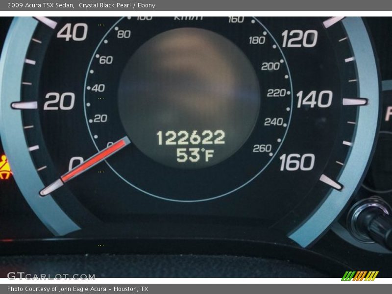 Crystal Black Pearl / Ebony 2009 Acura TSX Sedan