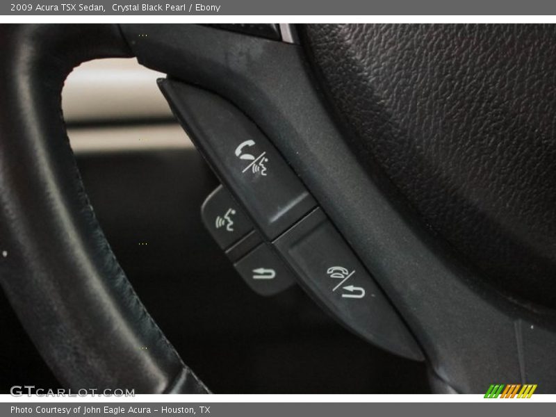 Crystal Black Pearl / Ebony 2009 Acura TSX Sedan