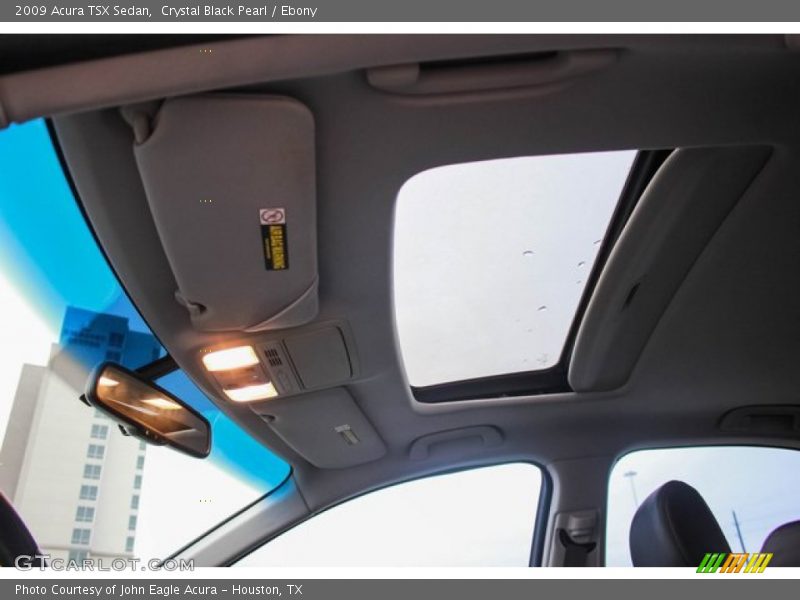 Crystal Black Pearl / Ebony 2009 Acura TSX Sedan