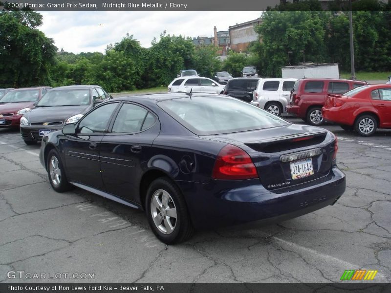 Midnight Blue Metallic / Ebony 2008 Pontiac Grand Prix Sedan