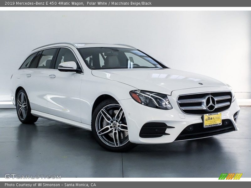 Polar White / Macchiato Beige/Black 2019 Mercedes-Benz E 450 4Matic Wagon