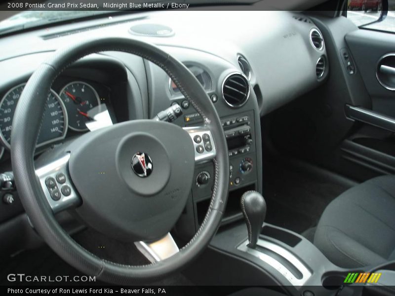 Midnight Blue Metallic / Ebony 2008 Pontiac Grand Prix Sedan