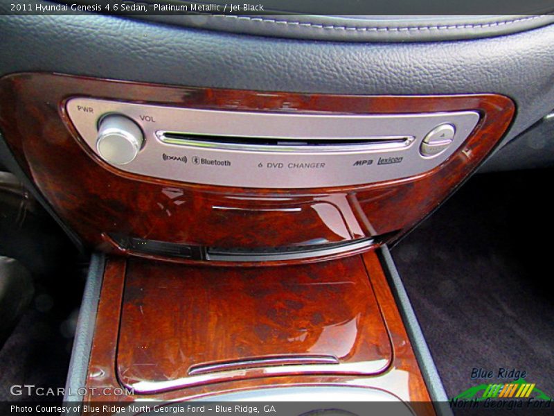 Platinum Metallic / Jet Black 2011 Hyundai Genesis 4.6 Sedan