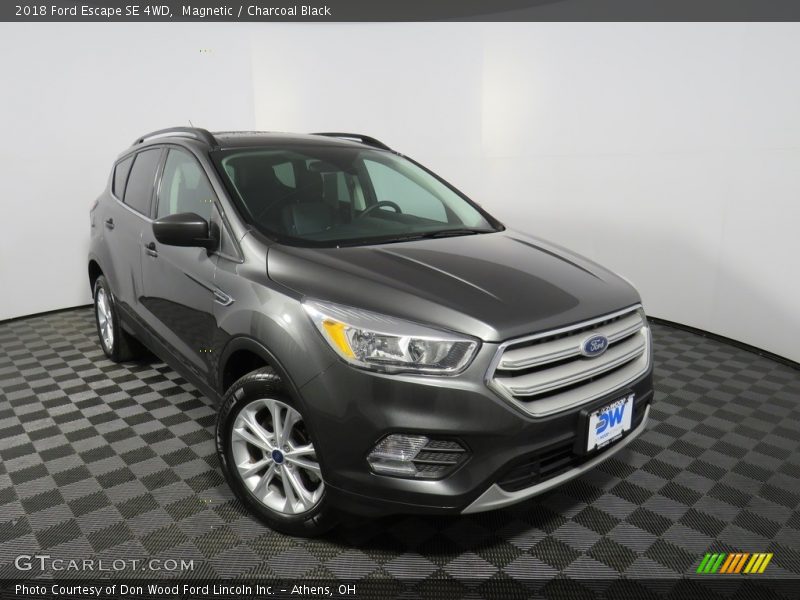 Magnetic / Charcoal Black 2018 Ford Escape SE 4WD