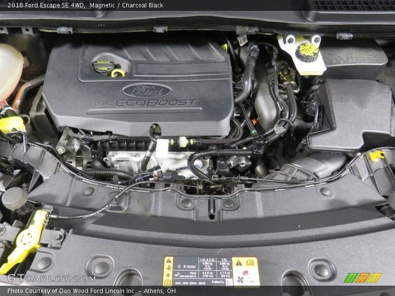 Magnetic / Charcoal Black 2018 Ford Escape SE 4WD