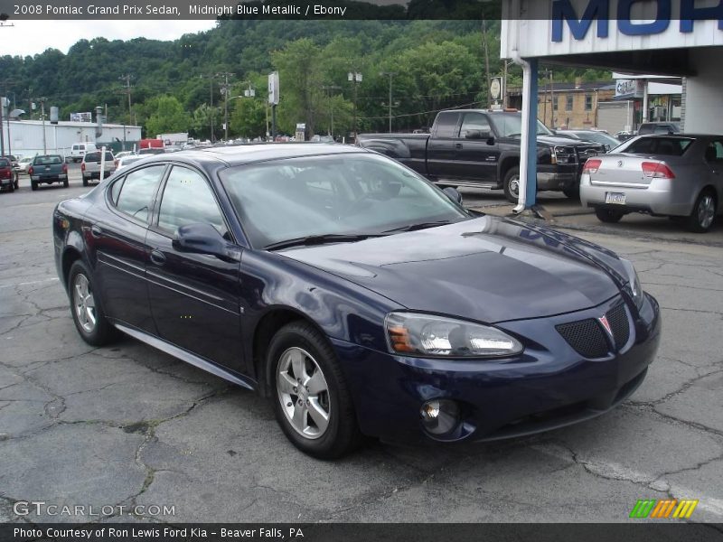 Midnight Blue Metallic / Ebony 2008 Pontiac Grand Prix Sedan